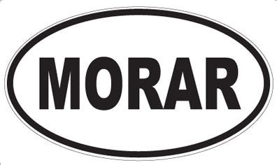 MORAR - Oval Sticker