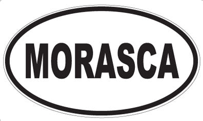 MORASCA - Oval Sticker