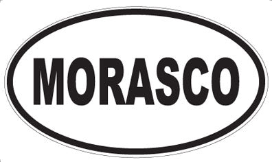 MORASCO - Oval Magnet