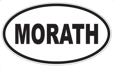 MORATH - Oval Sticker