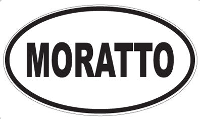 MORATTO - Oval Sticker