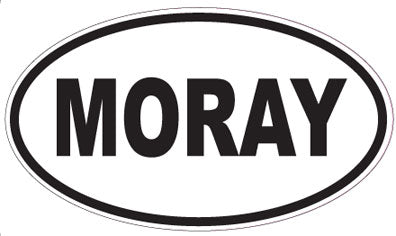 MORAY - Oval Sticker