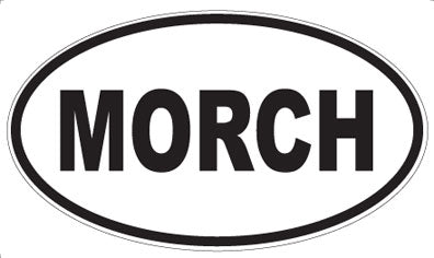MORCH - Oval Magnet