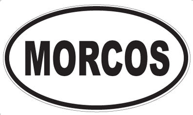 MORCOS - Oval Sticker