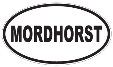 MORDHORST - Oval Sticker