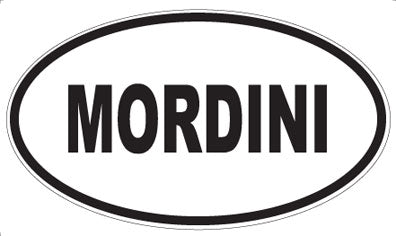 MORDINI - Oval Sticker