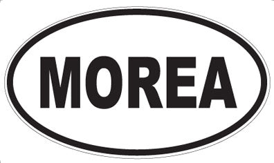 MOREA - Oval Sticker