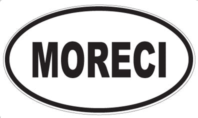 MORECI - Oval Sticker
