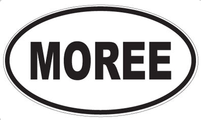 MOREE - Oval Sticker