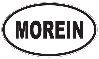MOREIN - Oval Sticker