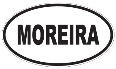 MOREIRA - Oval Sticker