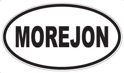 MOREJON - Oval Sticker