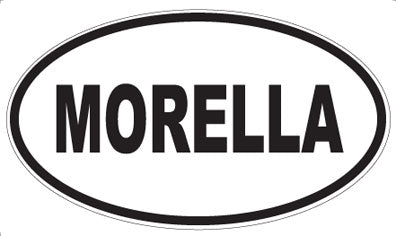 MORELLA - Oval Sticker
