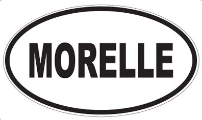 MORELLE - Oval Sticker