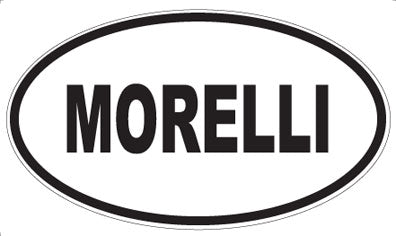 MORELLI - Oval Sticker