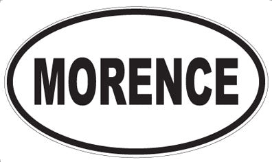 MORENCE - Oval Sticker
