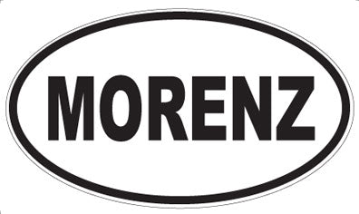 MORENZ - Oval Sticker