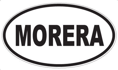 MORERA - Oval Sticker