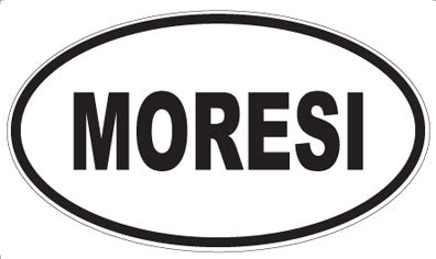 MORESI - Oval Sticker