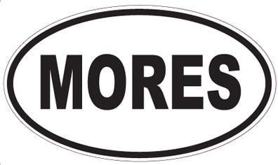 MORES - Oval Magnet