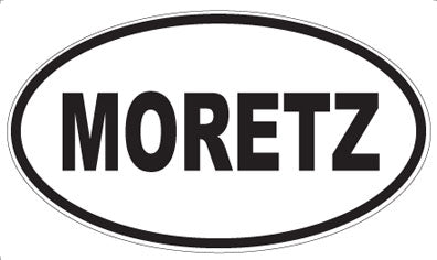 MORETZ - Oval Sticker