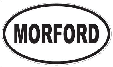 MORFORD - Oval Sticker