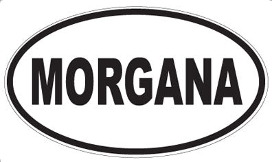 MORGANA - Oval Magnet