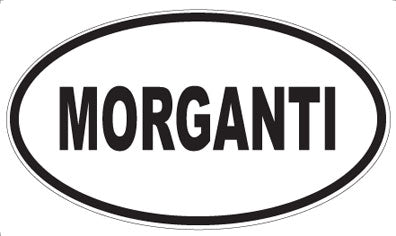 MORGANTI - Oval Sticker