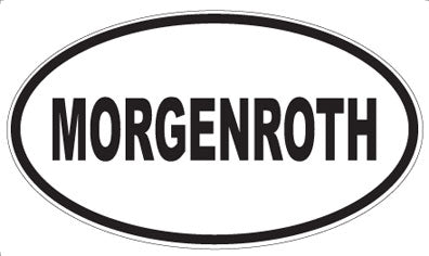 MORGENROTH - Oval Sticker