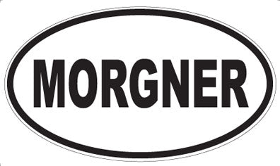 MORGNER - Oval Sticker