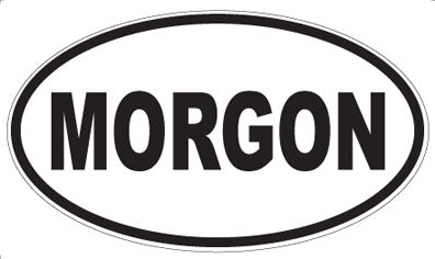 MORGON - Oval Sticker