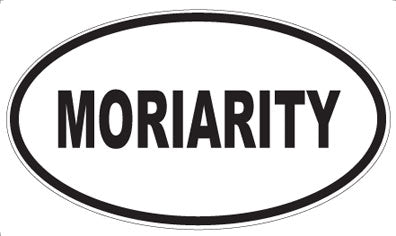 MORIARITY - Oval Sticker