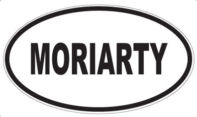 MORIARTY - Oval Sticker