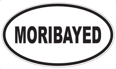 MORIBAYED - Oval Sticker