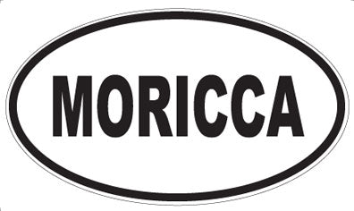 MORICCA - Oval Sticker