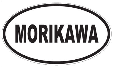 MORIKAWA - Oval Sticker