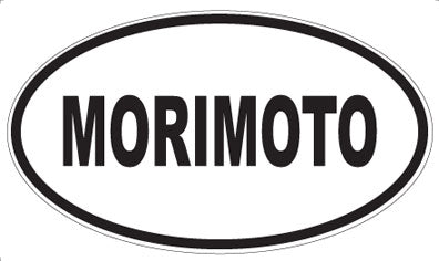 MORIMOTO - Oval Sticker