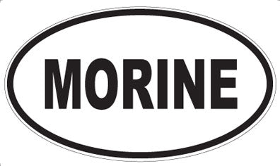 MORINE - Oval Sticker