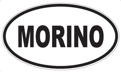 MORINO - Oval Sticker