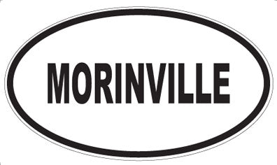 MORINVILLE - Oval Sticker