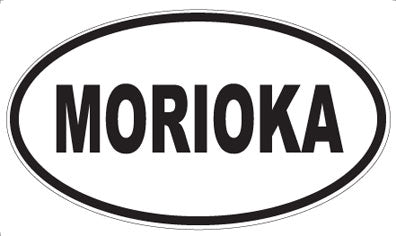 MORIOKA - Oval Sticker