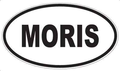 MORIS - Oval Sticker