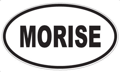 MORISE - Oval Sticker