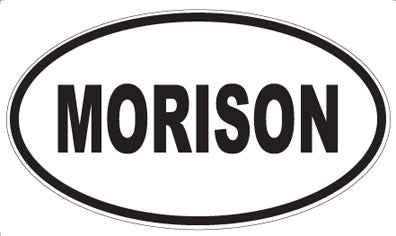 MORISON - Oval Sticker