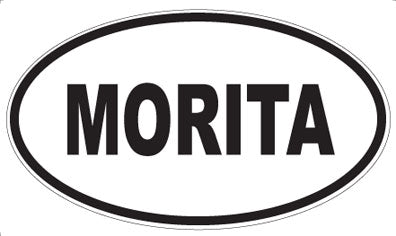 MORITA - Oval Sticker