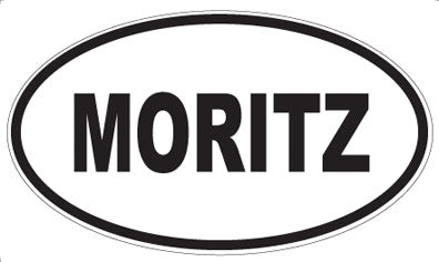 MORITZ - Oval Sticker
