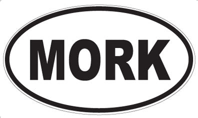 MORK - Oval Sticker