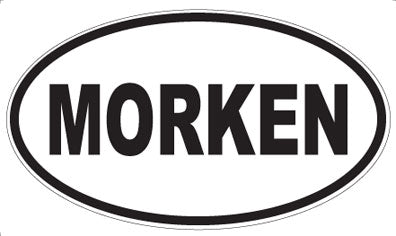MORKEN - Oval Sticker