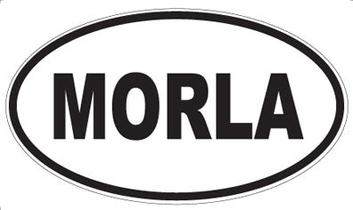 MORLA - Oval Sticker