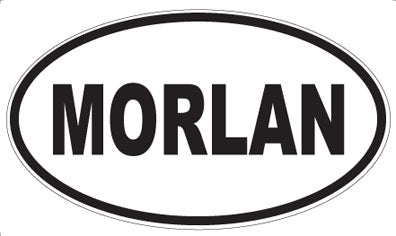 MORLAN - Oval Sticker